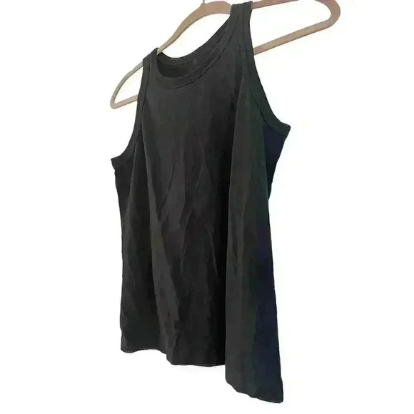 Everlane The Organic Cotton Cutaway Tank Black Small Basic Essential - Picture 3 of 6